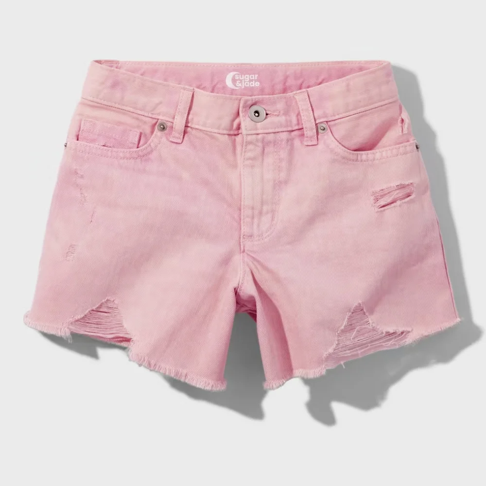 Sugar & Jade Children's Place Pink Denim Shorts